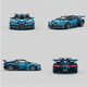 Конструктор техник машинка Bugatti TOPA 1037 деталей масштаб 1:14 N0454 - изображение 4