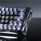 Ігрова клавіатура магнітна дротова GravaStar Mercury V60 Pro Special Edition - Cyber Frost Black - зображення 7