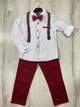 Костюм святковий для хлопчика Terry 6262 110 см Бордовий - зображення 1