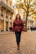 Куртка кімоно м103 бордо one size - зображення 2
