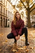 Куртка кімоно м103 бордо one size - зображення 3