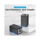 Зрощувач UTP 1+1 RJ45 cat 6e, Black Vention (IPVB0) - зображення 3