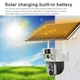 4K Беспроводная камера Solar WI-FI , двойной объектив, ночное видение V380 Pro CCTV 8MP - изображение 2