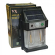 Настінний вуличний світильник SOLAR WALL LAMP YX-777 із сонячною панеллю, ліхтар із датчиком на рух Black - зображення 1