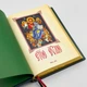 Евангелие богослужебное А4 в кожаном переплете ручной работы - Зеленое - изображение 4