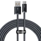 Кабель Baseus Dynamic Series Fast Charging USB-A to Type-C 100W 2 м Slate gray (CALD000716) - изображение 1
