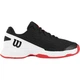Кроссовки теннисные детские Wilson RUSH PRO L JR черно-бело-красные 29.5 WRS330100 - изображение 1