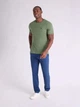 Футболка хлопковая длинная мужская U.S. Polo Assn 113904-0400A(Mossmountain Heather) M Зеленая (786662461860) - зображення 3