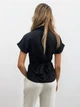 Блуза на запах з крепу Wear me XS/S Чорний (1_25_96_11072) - изображение 2