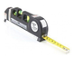 Лазерный уровень со встроенной рулеткой FIXIT Laser Level Pro 3 4в1 рулетка линейка - изображение 1