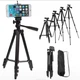 Штатив металлический универсальный для телефона и фотоаппарата Tripod 3120 портативный трипод 0,35-1.02м - изображение 5