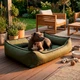 Вулична лежанка для великих собак BOSYAK Outdoor Waterproof 110x85 Хакі (20-35 кг) - зображення 2