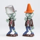 Набор игрушек Растения против Зомби / Plants vs Zombies — 10 фигурок - изображение 3