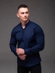 Рубашка Walter мужская классическая casual стойка XXL синяя (2494) - изображение 8