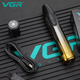 Тример VGR V-619 2 в 1 для носа і вух та гоління, акумуляторний тример з USB зарядкою, IPX5 вологозахист, 500 мА·год, 120 хв роботи, чоловічий гігієнічний тример для догляду жовтий - изображение 3