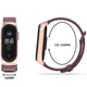 Ремінець силіконовий з металевою капсулою Mi Jobs Premium Comfort для фітнес браслета Xiaomi Mi Band 3 4 5 6 Чорний + срібло (mrk2231) - зображення 6