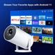 Проектор Salange Smart 4K WiFi Bluetooth, LED, портативный, автоматическая коррекция трапецеидальных искажений Белый - изображение 4