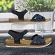 Босоножки женские Inblu синие кожаные 36р (23 см) 4788 - изображение 2