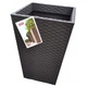 Горщик для квітів Keter Small Rattan Planter коричневий 7290103659257 - изображение 1