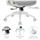 Офісне крісло OfficePro Balance OC620-W-LG-LG (OC620-W-LG-LG) - зображення 9