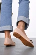 Балетки женские бежевого цвета L&M размер 37 (212083) - изображение 3