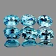 Натуральный топаз голубой 8x6mm (384200) - изображение 1