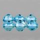 Натуральный топаз голубой 8x6mm (384200) - изображение 2