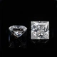 Муассанит 5 мм белый 0.5 Ct Princess Moissanite (24281001) - изображение 1