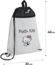 Сумка для взуття Kite Hello Kitty 46х33 см Сіра (HK26-601M-10) - зображення 3