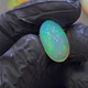 Ефіопський опал кабашон 20.3 х 11.9 х 8.12 мм (82527) - зображення 3