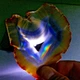 Натуральний ірис агат зріз 139 Ct 85 х 75 х 3 мм (93039) - зображення 6