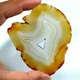Натуральний ірис агат зріз 139 Ct 85 х 75 х 3 мм (93039) - зображення 7