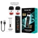 POD Smok Novo 6 Ultra KIT Lake Blue многразоовая Смок Ново электронная сигарета на 1700мАч до 40 Вт сенсорное управление быстрая зарядка картридж на 3 мл синяя - изображение 3