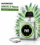 Многоразовая Pod система Vaporesso XROS 5 Nano Damascus Silver мощная электронная сигарета до 30Втд на 1600 мАч с картриджем на 3мл премиальный вид серебро - изображение 1