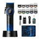 Машинка для стрижки VGR V-001 Blue аккумуляторная LED дисплей - изображение 5