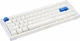 Геймерська магнітна клавіатура DAREU COOL68 White-blue Дротова, RGB Підсвічування, lightbox, 68 keys, 8000Hz/s., Switch 0.1mm. Rapid Trigger UA + ENG - изображение 4