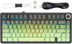 Бездротова ігрова механічна клавітура Aula F75 Contour lines Green 75%, Hot-Swap, RGB, 2.4GHz/Bluetooth/USB - изображение 1