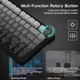 Бездротова ігрова механічна клавітура Attack shark x85 Grey countur gradient 75%, Hot-Swap, RGB, 2.4GHz/Bluetooth/USB - изображение 13
