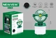 Ліхтар акумуляторний з вентилятором NEWVEW NV-Y06 Solar Panel 1800mAh Green - зображення 2
