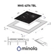 Варочная поверхность Minola MHS 4274 TBL, черная электрическая стеклокерамическая компактная рабочая поверхность на 3 конфорки Hi- - изображение 10