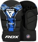 Тренировочные перчатки RDX GRAPPLING GLOVES SHOOTER NEW AURA F17 черный, синий Уни L - изображение 1