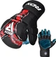 Тренировочные перчатки RDX GRAPPLING GLOVES SHOOTER NEW AURA F17 черный, красный Уни XL - изображение 3