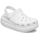 Crocs Classic Crush Clog White Кроксы Женские Сабо Классик Краш Белые - (37 р.) M5/W7 - изображение 3