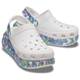 Crocs Classic Crush Clog White / Butterfly Крокси Жіночі Сабо Класік Краш Білі / Аквадрук Метелики - (37 р.) M5/W7 - зображення 2