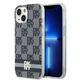 Чехол DKNY Checkered Mono Pattern & Printed Stripes для iPhone 15 / iPhone 14 / iPhone 13 Black with MagSafe (DKHMP15SHCPTSK) - изображение 1
