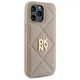 Чехол DKNY Quilted Stack Logo для iPhone 14 Pro Max Beige (DKHCP14XPQDSLE) - изображение 4