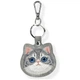 Чохол-брелок Nimmy для AirTag New Big Eyed Pet 2.0 Cat Gray (N-XDY-YSK-023) - зображення 1