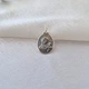 Серебряная ладанка икона Богородица серебро 925 пробы Черненное 3755ч 0.70г - изображение 5