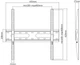 Кронштейн фіксований для телевізора Unibracket 32"-55" BZ03-40 - изображение 5