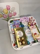 Подарунковий бокс для жінки 30×30×10 см – Ferrero Rocher, Raffaello, Kinder - изображение 3